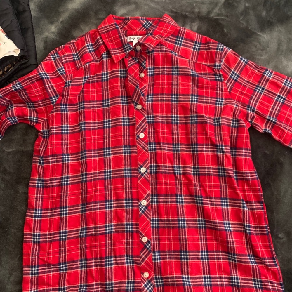 Warm stylish flannel.